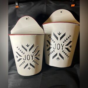 🎅🏻🧑‍🎄 Holiday “Joy” Snowflake Metal Pocket Set. NEW